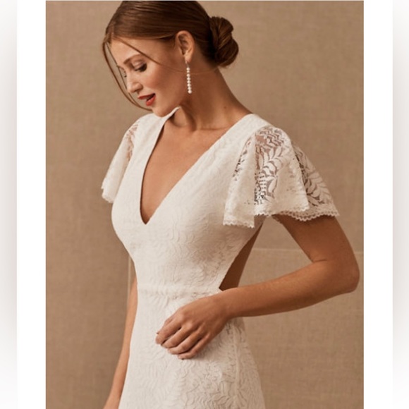 Fame and Partners Chelsey Wedding Dress from BHLDN Size 2 *NEW* - Picture 4 of 8